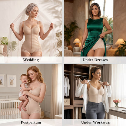 Overbust Colombian Faja Shapewear for Women with Tummy Control