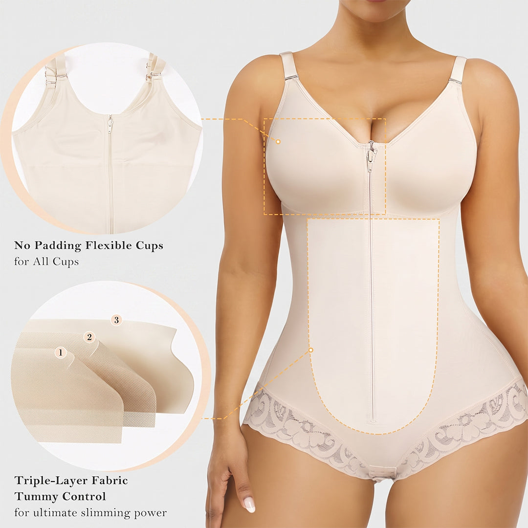Overbust Colombian Faja Shapewear for Women with Tummy Control