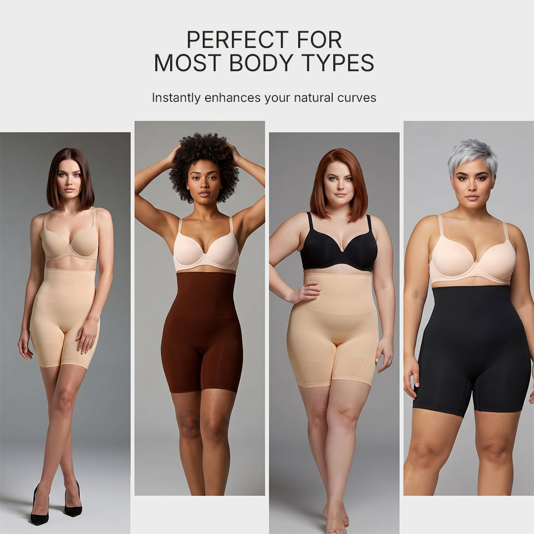 Seamless High-Waisted Sculpting Shorts