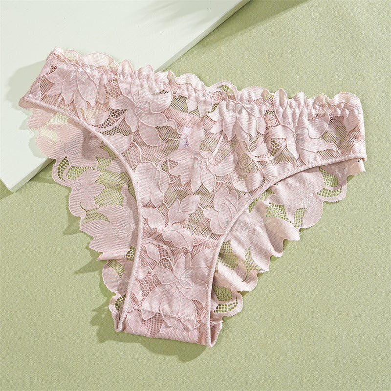Floral Lace Panty Set – Breathable Everyday Comfort