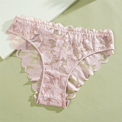 Floral Lace Panty Set – Breathable Everyday Comfort
