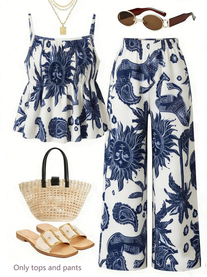 Effortless Chic Cami & Wide-Leg Pants Set