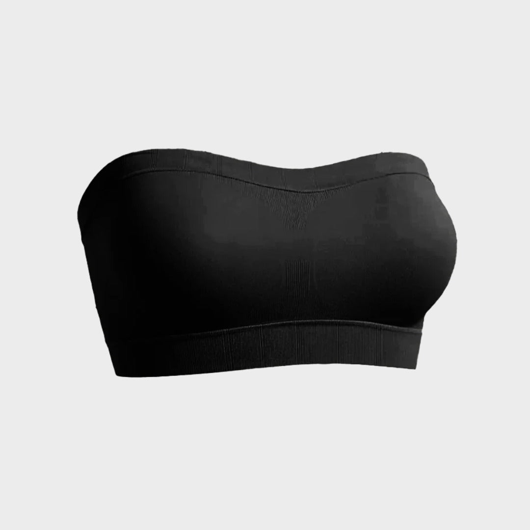 Stay‑Put Wireless Seamless Bandeau Bra