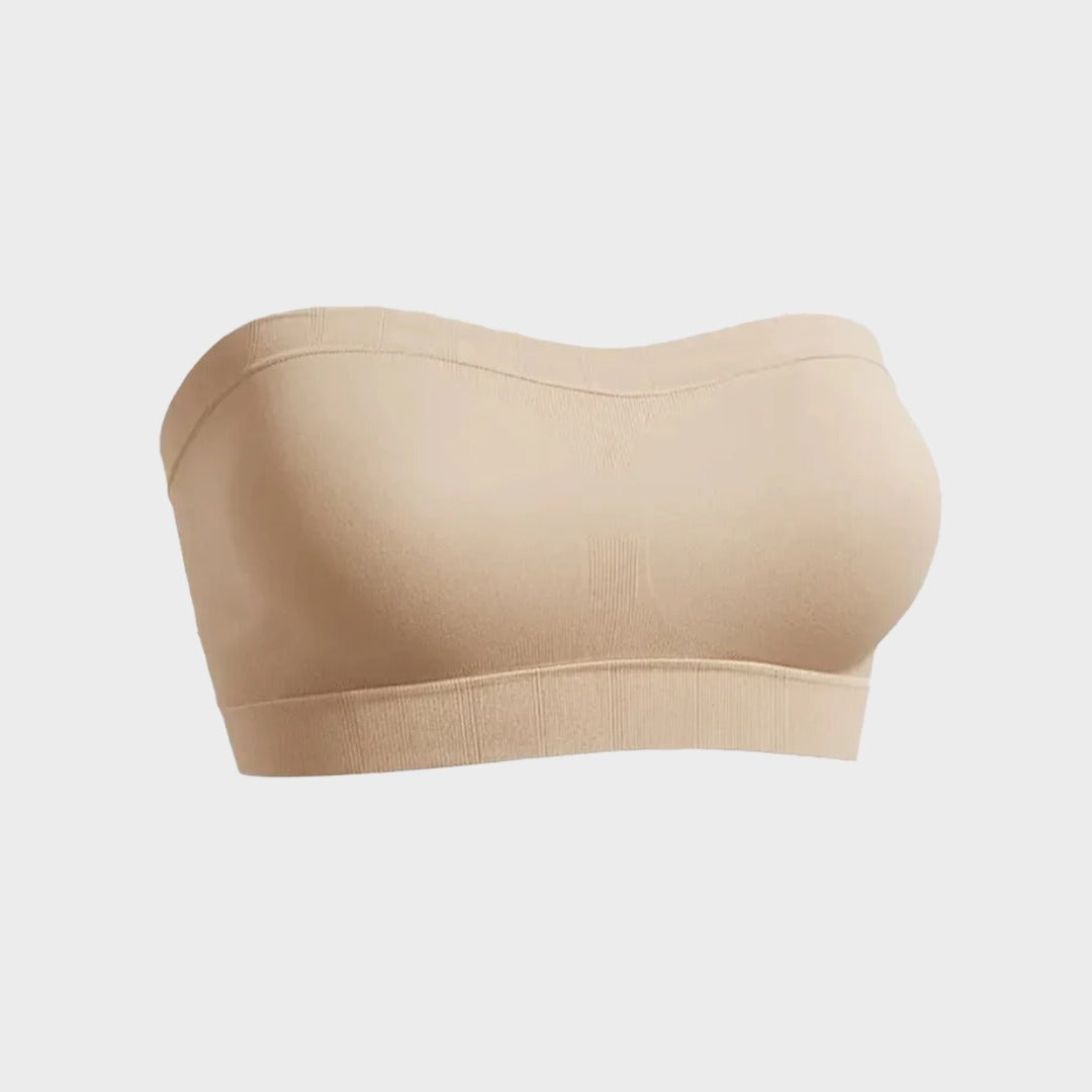 Stay‑Put Wireless Seamless Bandeau Bra