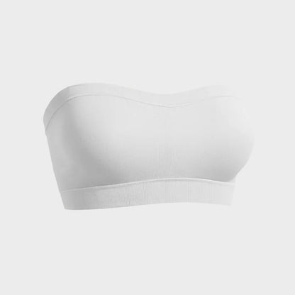 Stay‑Put Wireless Seamless Bandeau Bra
