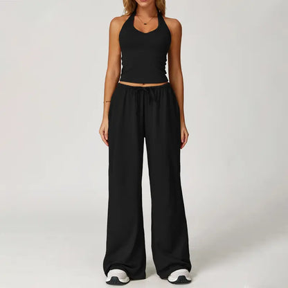 Women's Ribbed 2-Piece Lounge Set