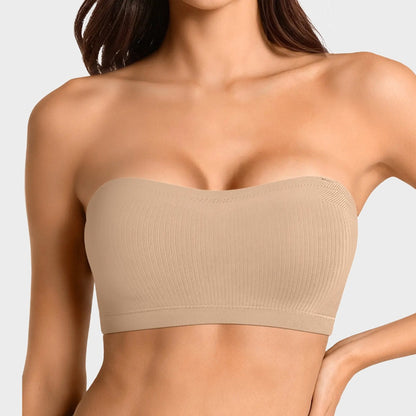 Non-Slip Bandeau Seamless Wireless Strapless Bra