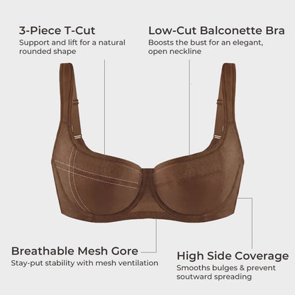 Shimmer Lightly Padded Balconette Bra