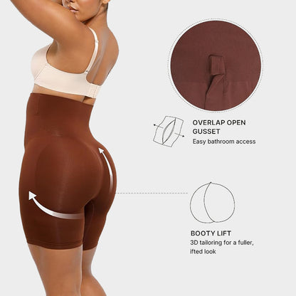 Seamless High-Waisted Sculpting Shorts
