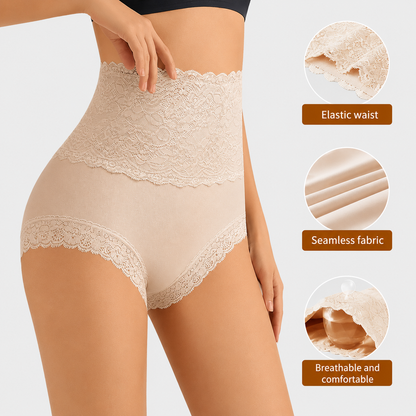 6-Pack Comfort Lace High Waisted Underwear (S-XXL)