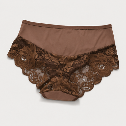 6-Pack Plus Size Lace Full Coverage Briefs