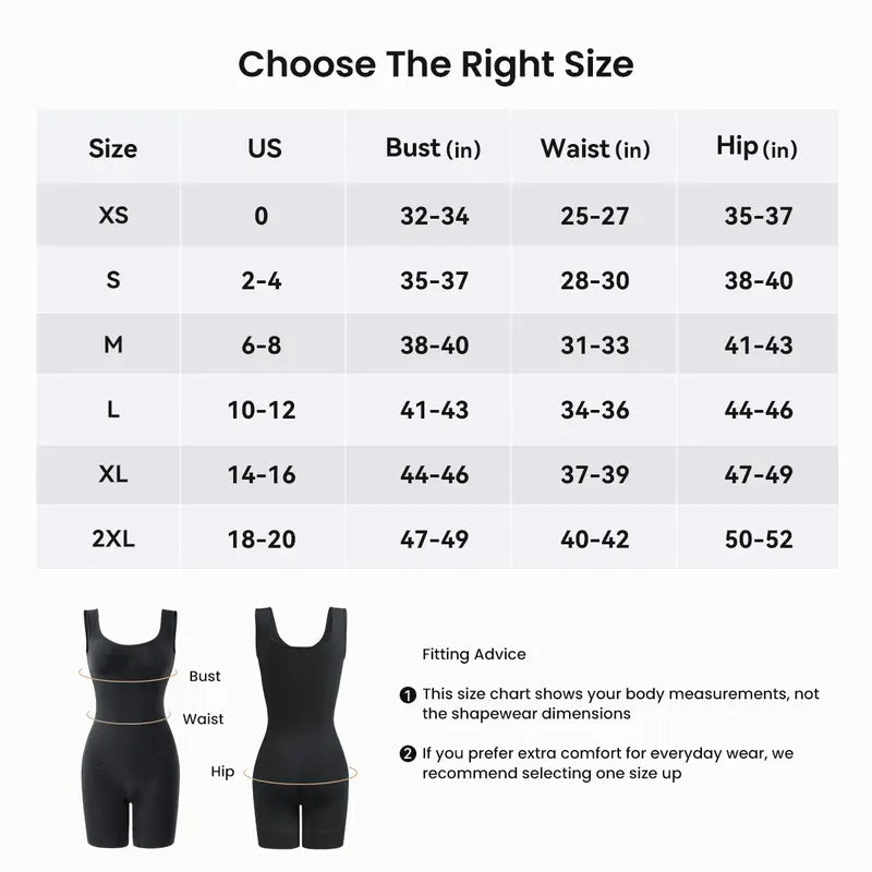 Women's Tummy Control Butt Lifter Faja Bodysuit