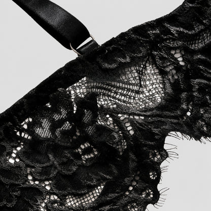 French Lace Underwire Push-Up Bra – Breathable Full Coverage Comfort