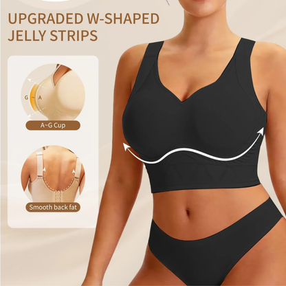 Seamless Plus Size Jelly Support Bra