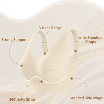 Seamless Plus Size Jelly Support Bra