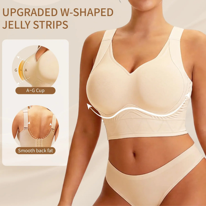 Seamless Plus Size Jelly Support Bra
