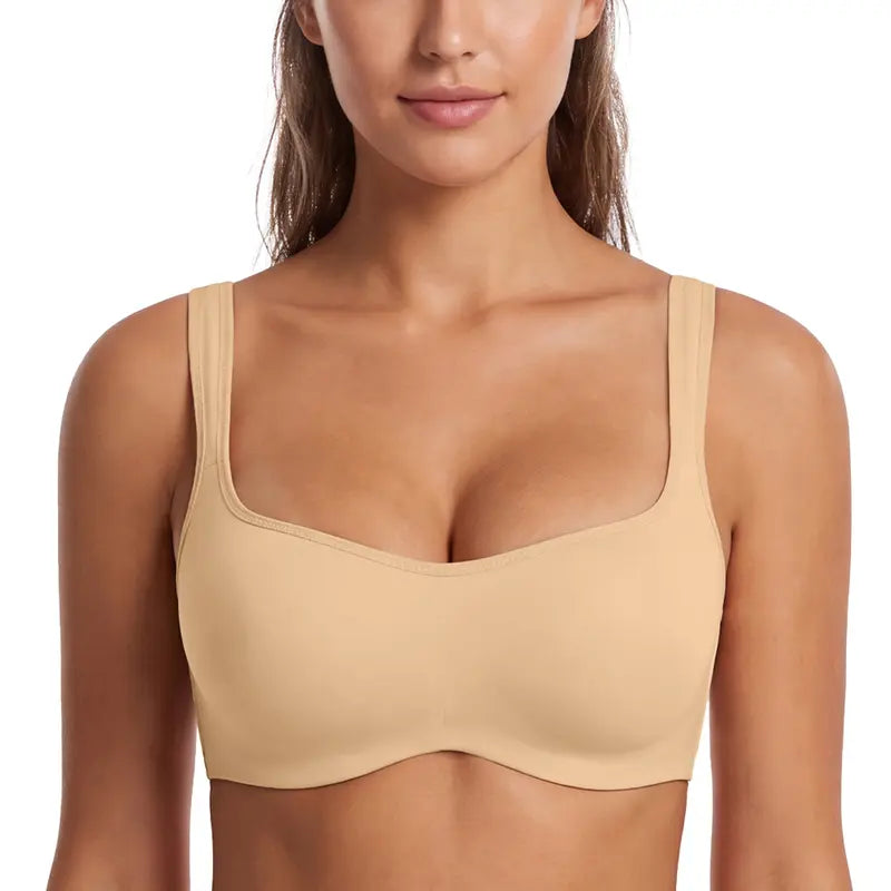 Cooling Side-Smoothing Unlined Balconette Bra
