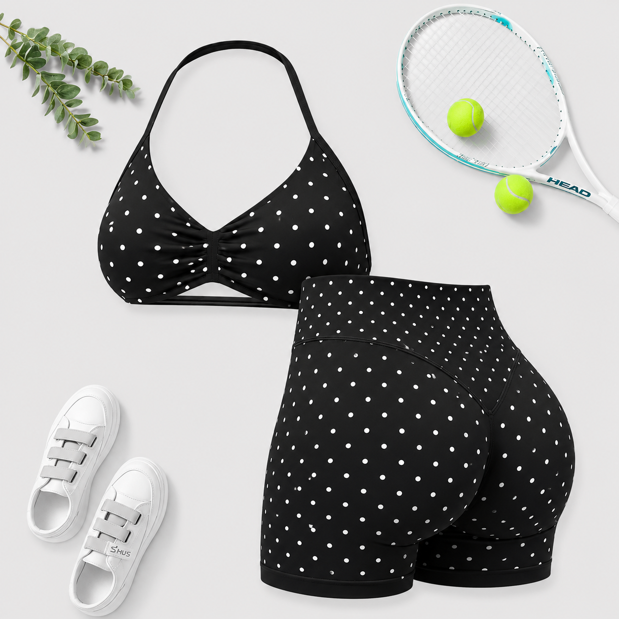 Seamless Sports Bra & Shorts Set