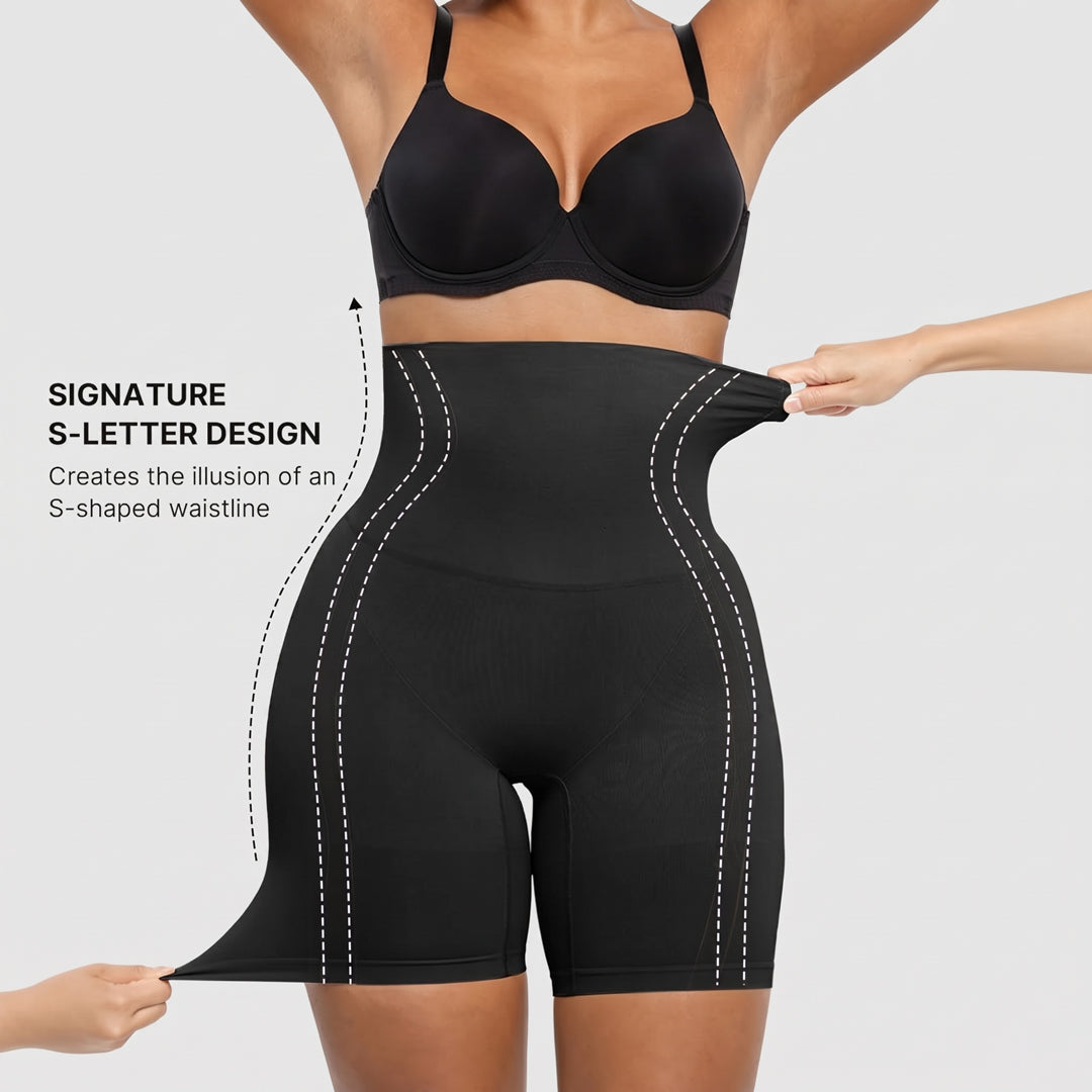 Seamless High-Waisted Sculpting Shorts