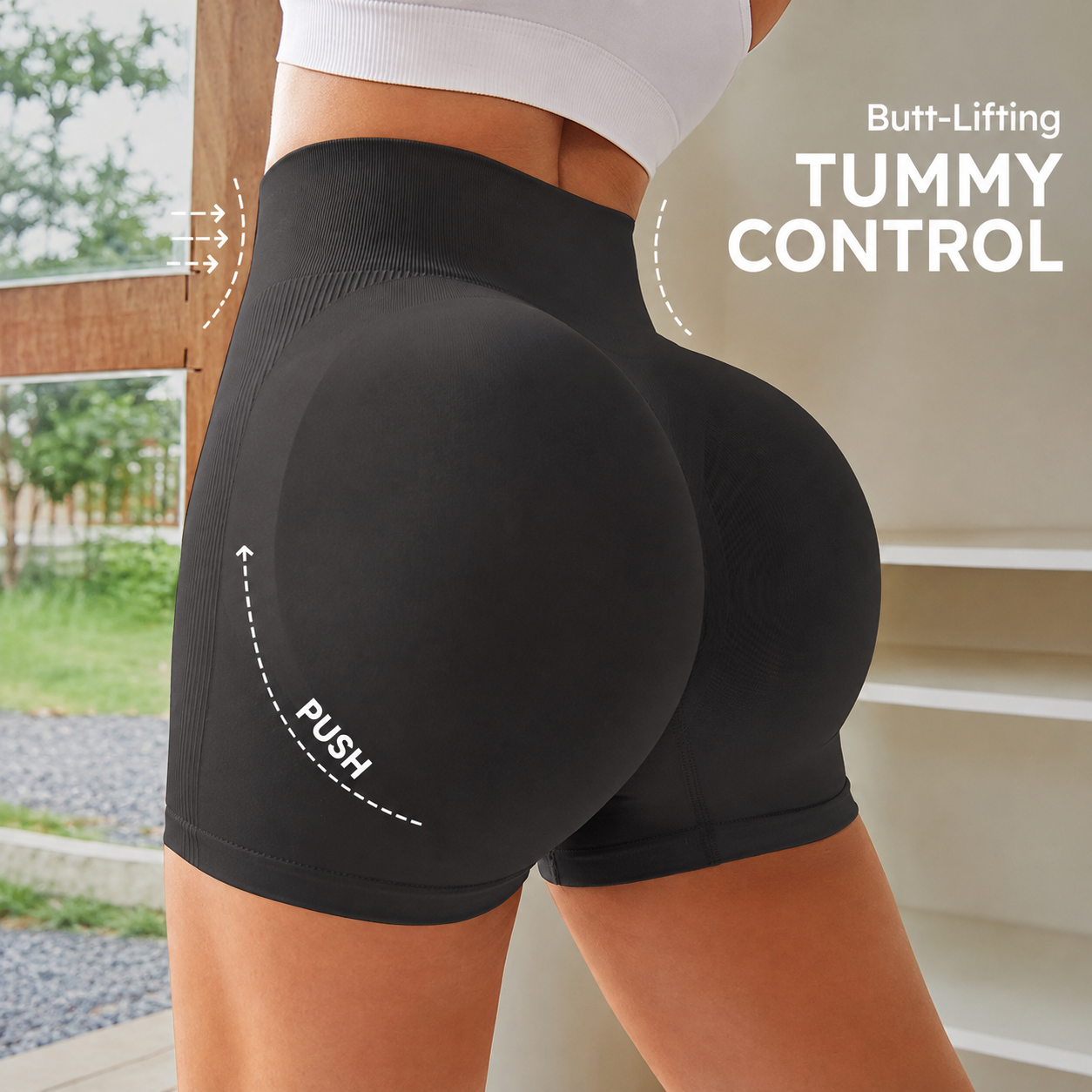 High Waist Peachy Shaping Shorts