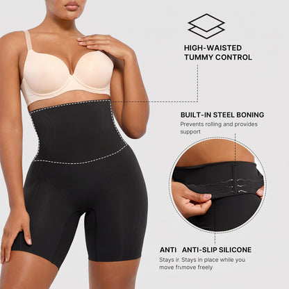 Seamless High-Waisted Sculpting Shorts