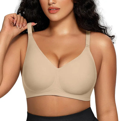 Wireless Seamless Push-Up Full Coverage Jelly Bra