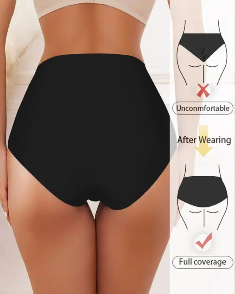6-Pack High Waist Cotton Tummy Control Briefs S-2XL