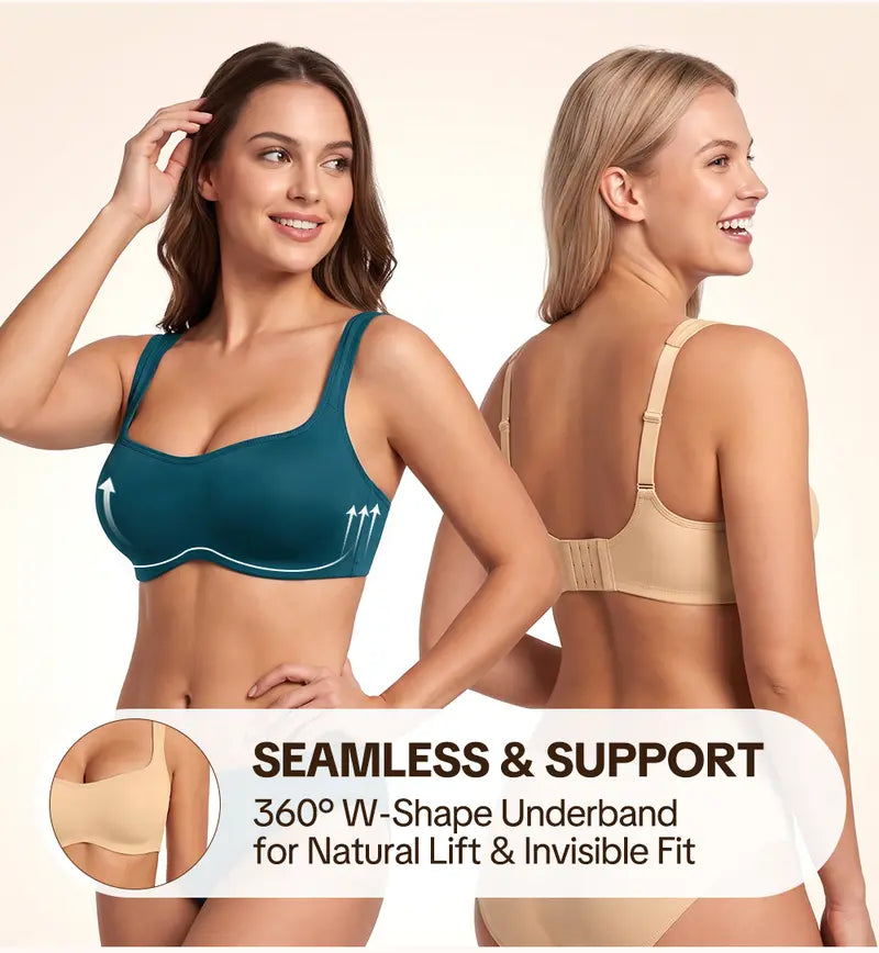 Cooling Side-Smoothing Unlined Balconette Bra