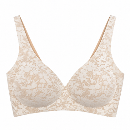 Floral Lace Wireless Lift Bra