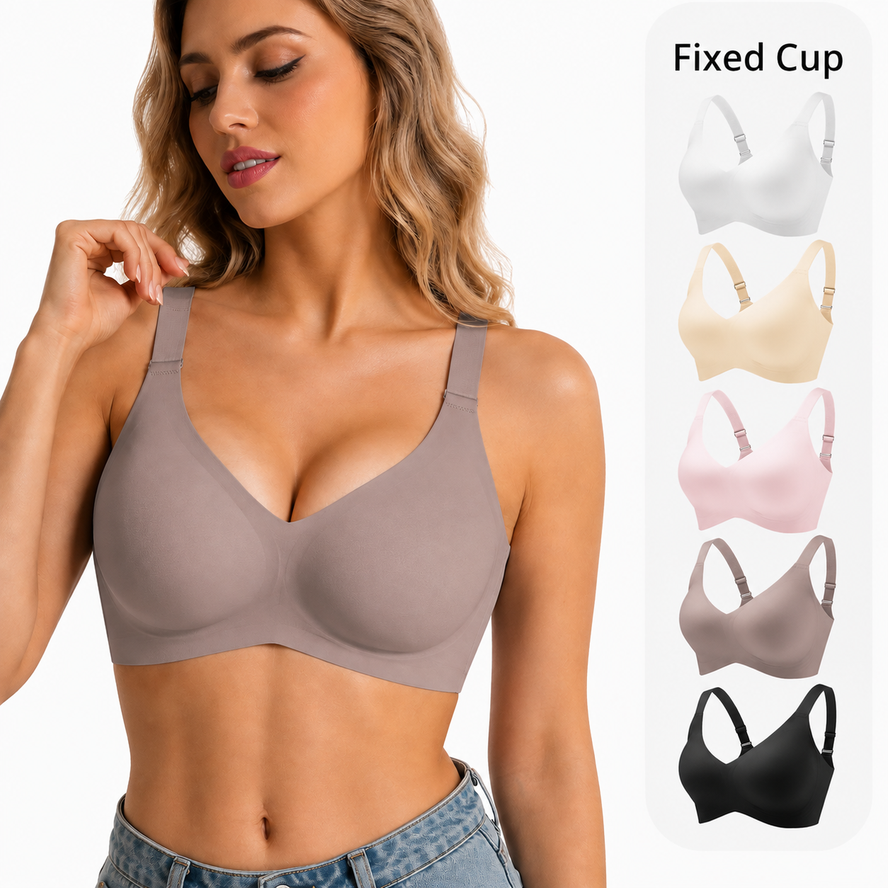 Soft Stretch Jelly Support Bra
