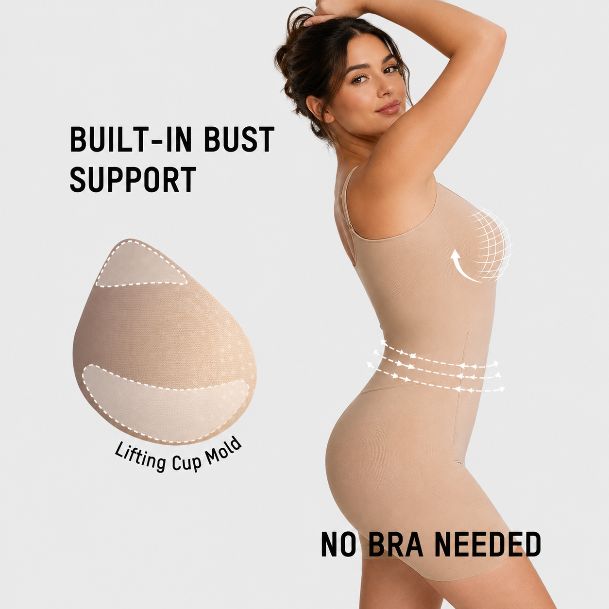 EasySlide Tummy Control Shapewear Bodysuit