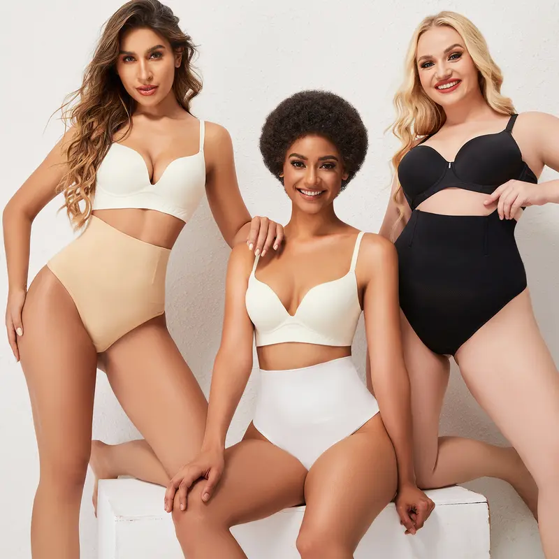 High-Waist Seamless Tummy Control Thong