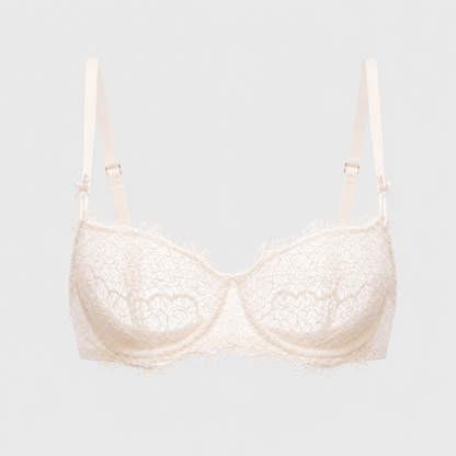 Eyelash Lace Balconette Bra | Unlined Underwire
