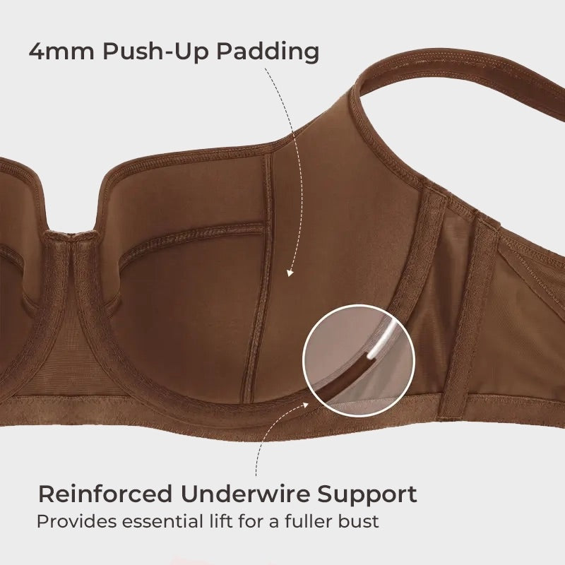 Shimmer Lightly Padded Balconette Bra