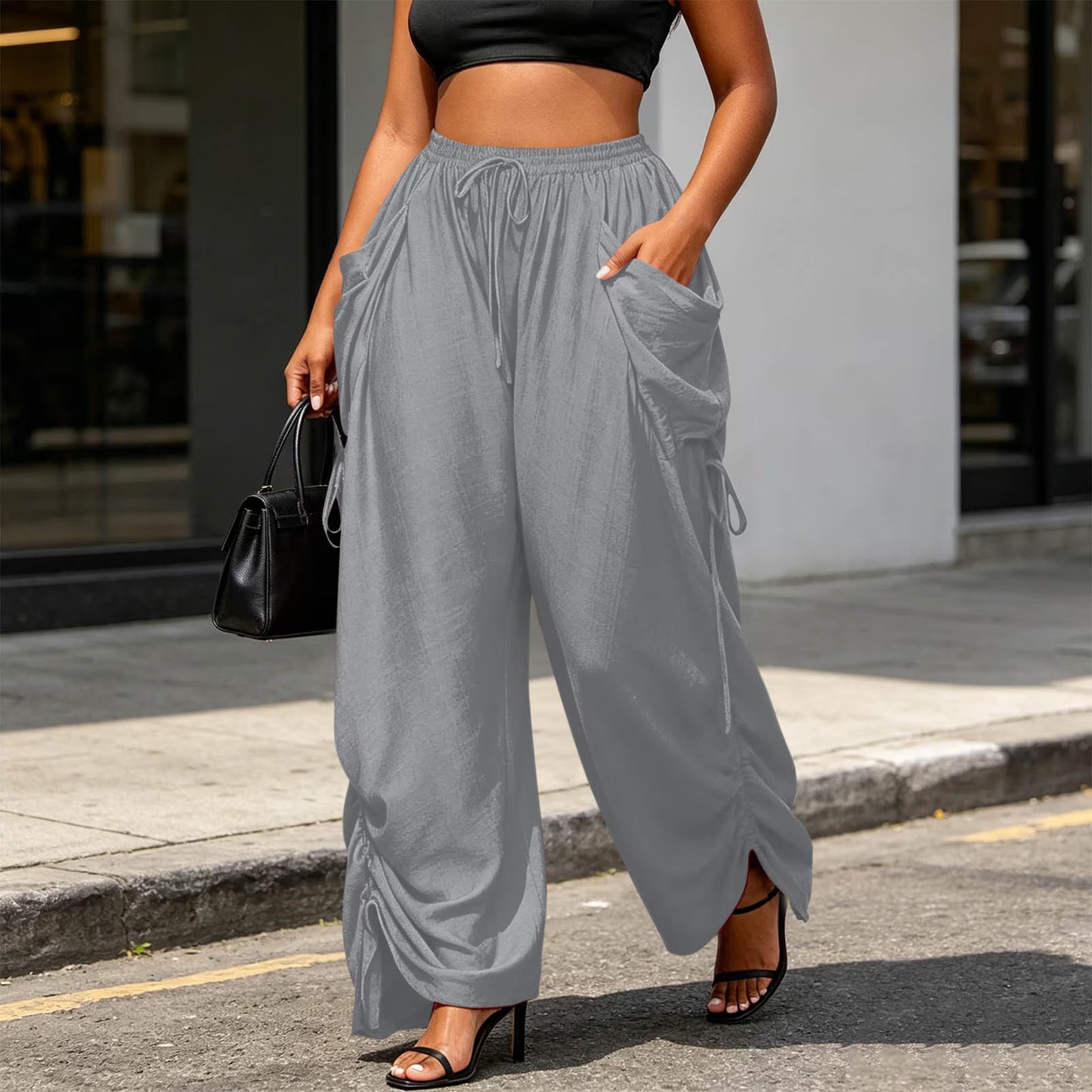 FlowEase™ Relaxed Wide Leg Pants