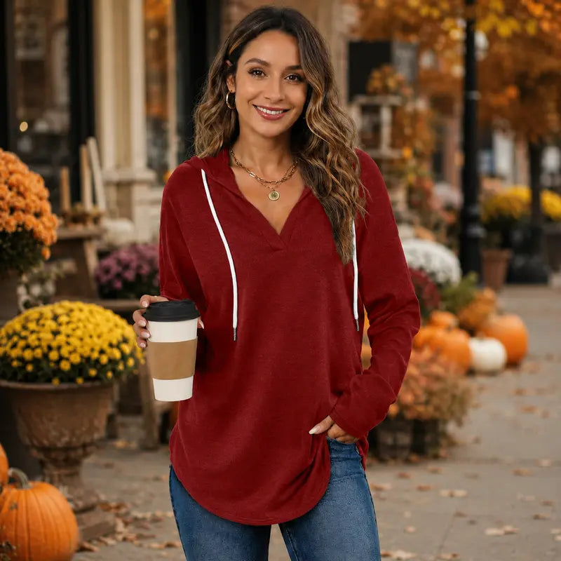 Lightweight Oversized Pullover Sweatshirt
