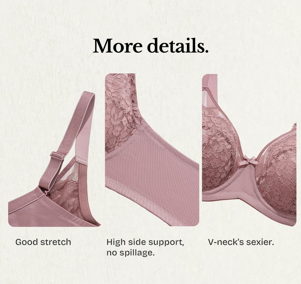 Daisy Lace Full Coverage Minimizer Bra