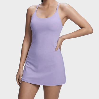 2-in-1 Athletic Dress – Built-In Shorts