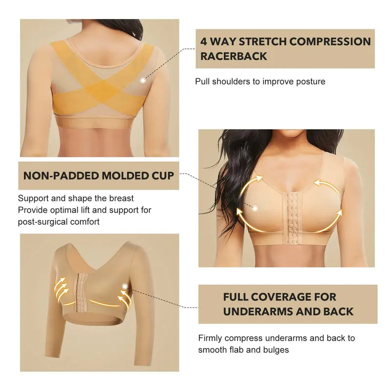 Front Closure Arm Shaper Bra