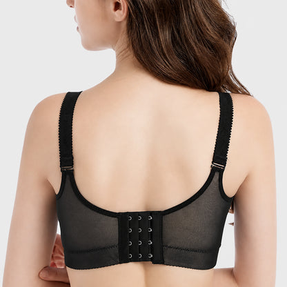 Floral Lace Push-Up Underwire Bra