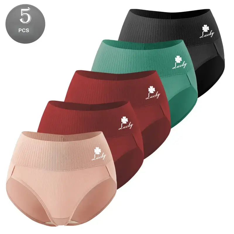 5-Pack Soft Breathable Everyday Panties
