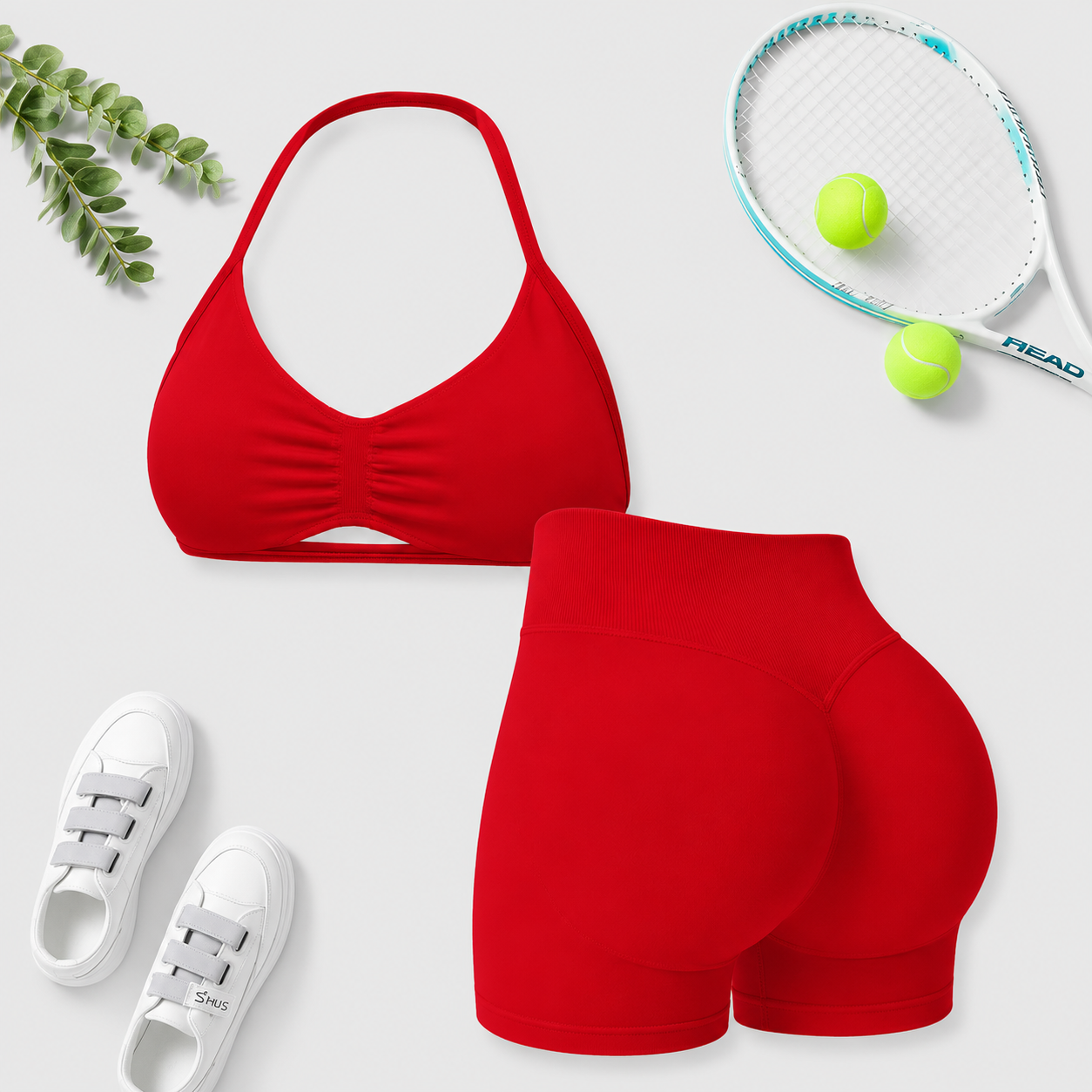 Seamless Sports Bra & Shorts Set