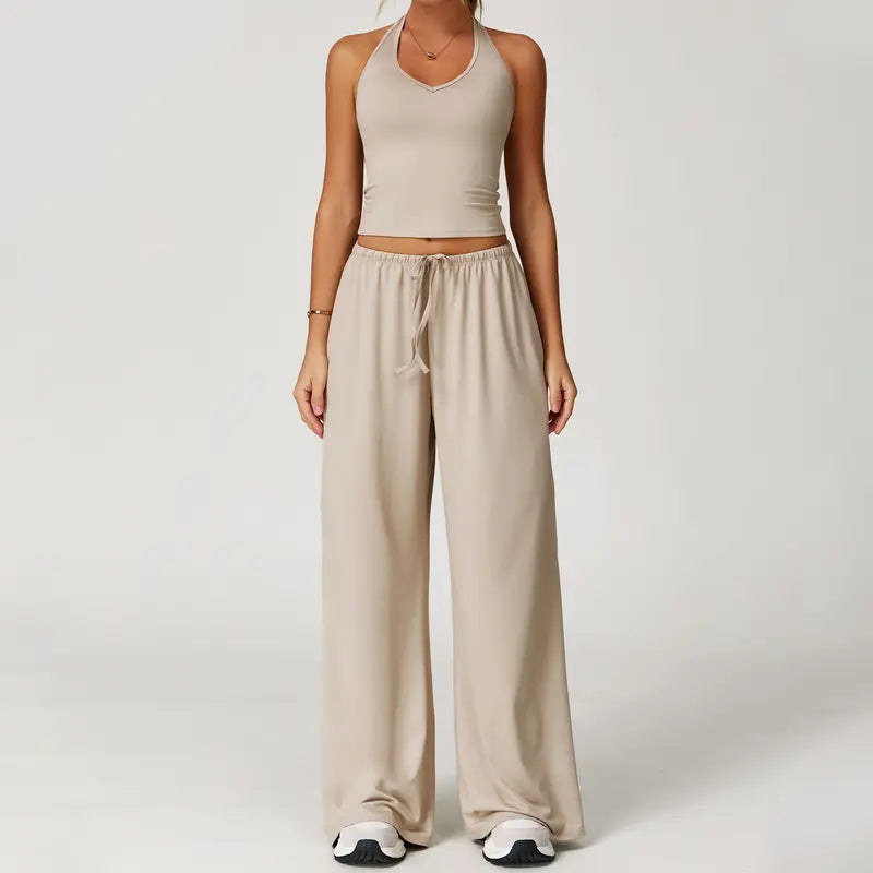 Women's Ribbed 2-Piece Lounge Set