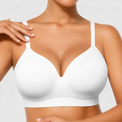 Wireless Push-Up Bra for Women – Seamless Full Coverage Comfort Bralette