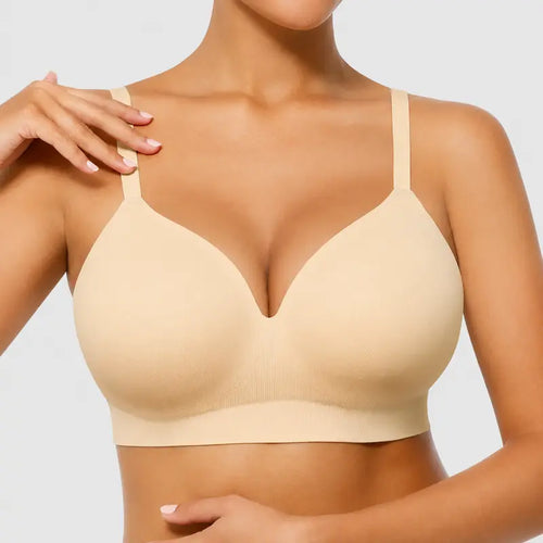 Wireless Push-Up Bra for Women – Seamless Full Coverage Comfort Bralette