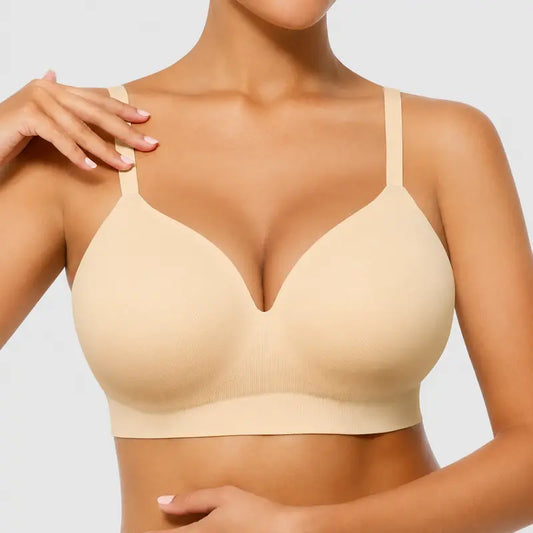 Wireless Push-Up Bra for Women – Seamless Full Coverage Comfort Bralette