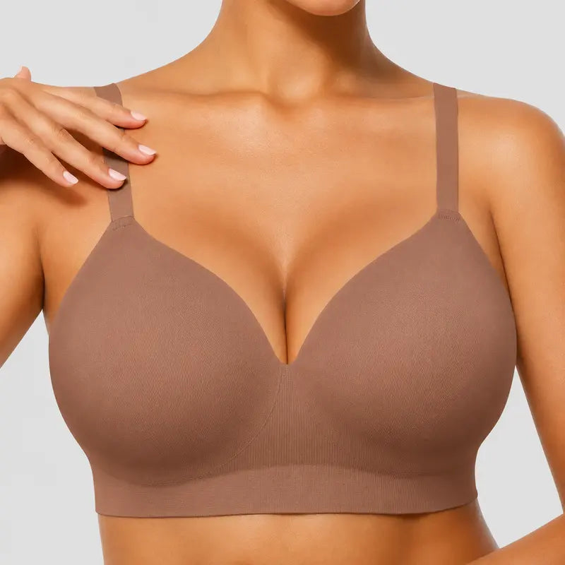 Wireless Push-Up Bra for Women – Seamless Full Coverage Comfort Bralette