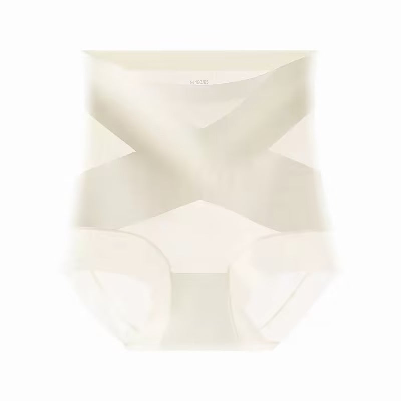 High-Waisted Cross-Front Tummy Control Invisible Briefs